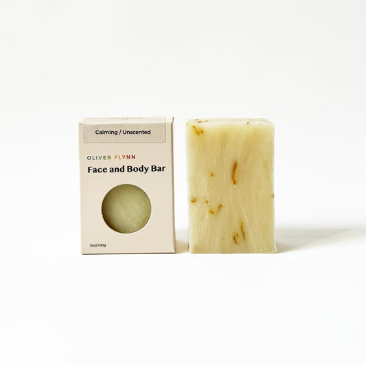 Calming Face & Body Bar- Unscented with Calendula& Aloe